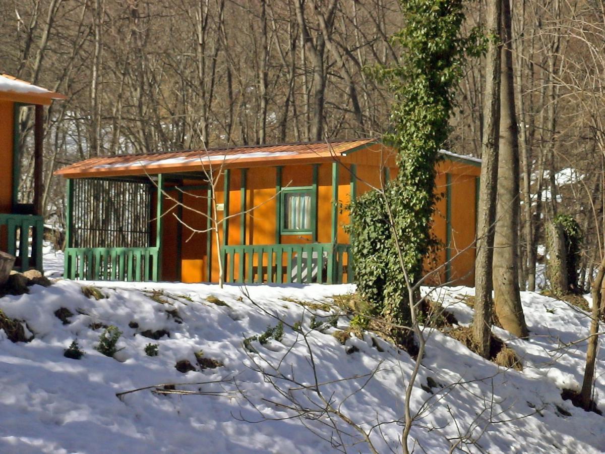 Camping Le P'Tit Bonheur Escaro Esterno foto